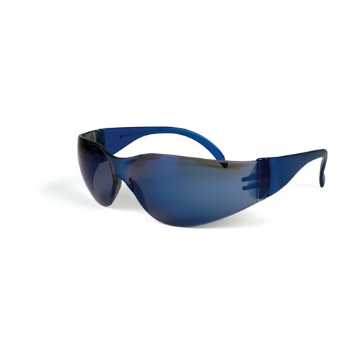 FRONTIER GLASSES SAFETY VISION X BLUE MIRROR LENS 